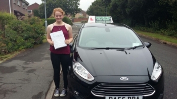 Lucy Ball beaming holding after passing her Practical Test today.  She and her sisiter Eleanor are like twins both passing first time with fantastic drives only 2 driver faults on the 25th of the month with Salvina & Drivewell Driving Academy it must be like Christmas Day!  It is always  a challenge following standards set by an older sister, b...
