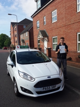 Alex Prance absolutely delighted to be holding his Pass Certificate after passing his test first time today.  A good safe confident drive with only 3 driver faults.  A super result from working hard, taking lessons seriously and having a positive attitude to learning to drive. You were a joy to teach.  Congratulations and well done again.  Good luc...