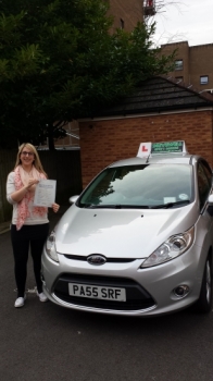 Beth Hales proudly holding her Pass Certificate after passing her test today. A safe, confident drive with only 2 driver faults. A well deserved success - due to  sheer conscientiousness, determination, willingness to learn, accept advice, and private practise.  What a difference driving will make to your life in the future. I know you will love an...