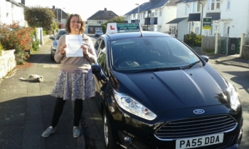 Emma Lewis absolutely thrilled to be holding her Pass Certificate after passing today.  Emma persevered well, took on board Salvina´s advice and conquered those test nerves to produce a drive with few driver faults.  A result from sheer determination and mastering those manoeuvres and independent driving. Well done and congratulations again. ...