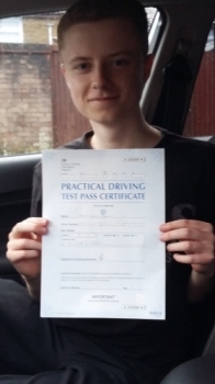 Ethan Prance so chuffed to be holding his Pass Certificate after passing his Driving Test today A lovely drive with few driver faults negotiating busy morning traffic on a dark wet winter morning Ethan wasnacute;t phased by another examiner in the back Ethan follows his brother who also passed 2 years ago first time with Sarah amp; Drivewell Driving Academy This result was a credit to Et