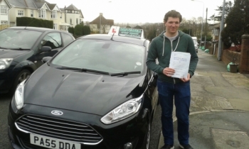 A very modest Giuseppe Schiavo thrilled to be holding his Pass certificate after passing his driving test today.A safe and confident drive with only  a few driver faults.  Giuseppe took his driving lessons seriously, worked hard and was always trying to improve. A pleasure to teach.  Congratulations and well done again. Hope to see you on the road ...