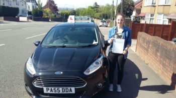 Sofia Schiavo so pleased to be holding her Pass Certificate after passing her test first time. Sofia worked extremely hard always trying her best and displayed a fantastic drive with only 2 driver faults. Congratulations and well done again.  Looking forward to some more positive and enjoyable lessons when I see her soon for Pass Plus. Salvina Driv...